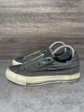 Converse John Varvatos Slip On Sneakers Womens Size 6 Black Chuck Taylor All Sta